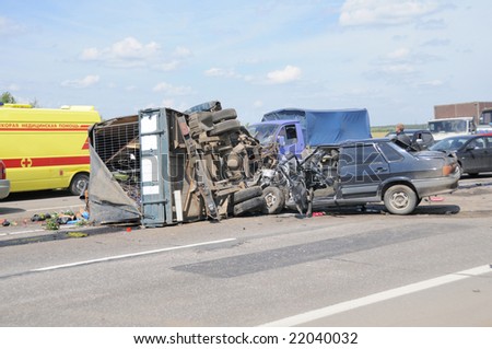 car crash ambulance