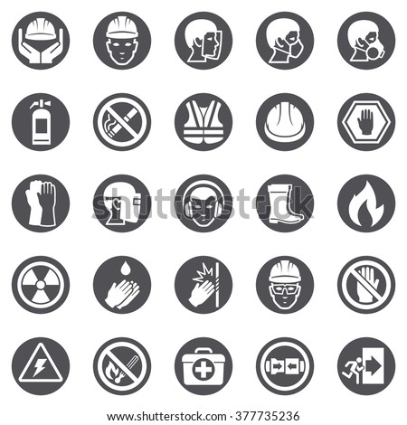 Occupational Safety and Health Icons