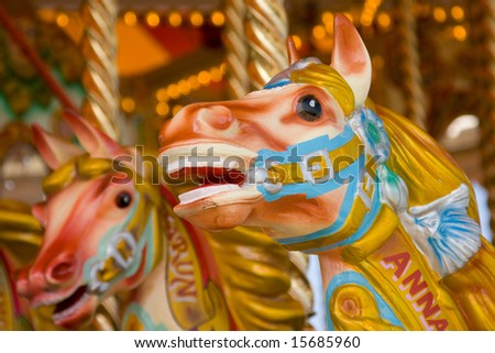 Traditional Carousel / Merry Go Round horse heads