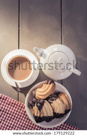German bear paws cookies on a table
