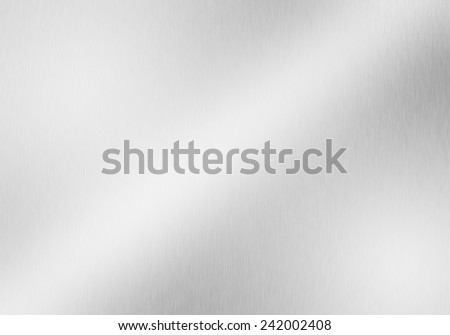Metal background of brushed steel plate with reflections, steel