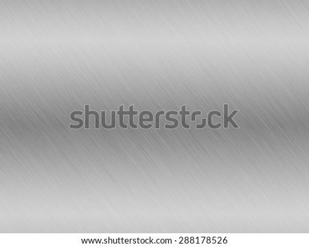 Metal background of brushed steel plate with reflections Iron plate and shiny