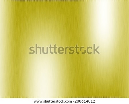 Metal gold background or texture of brushed steel plate with reflections Iron