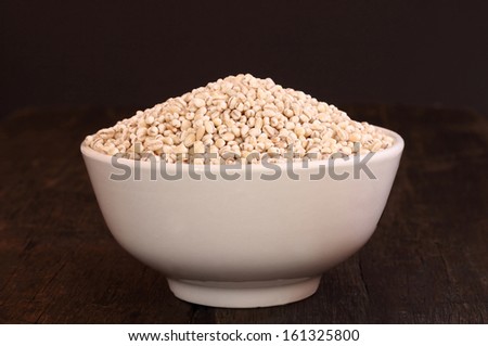 Barley is a member of the grass family, is a major cereal grain.
