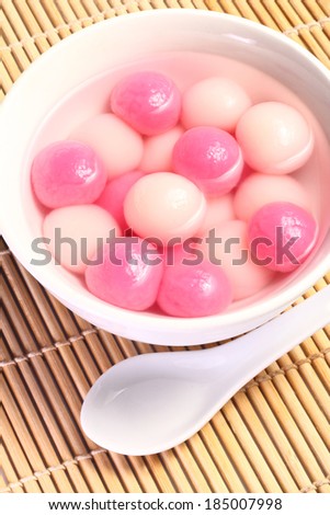 Traditional chinese sweet rice ball