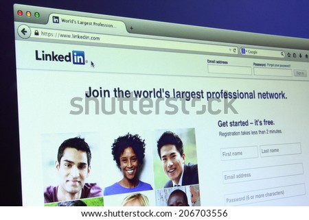 Johor Malaysia May 27 2014 Linkedin is a famous social networking site of the world May 27 2014 in Johor Malaysia Johor Malaysia May 27 2014 Linkedin is a famous social networking site of the world May 27 2014 in Johor Malaysia