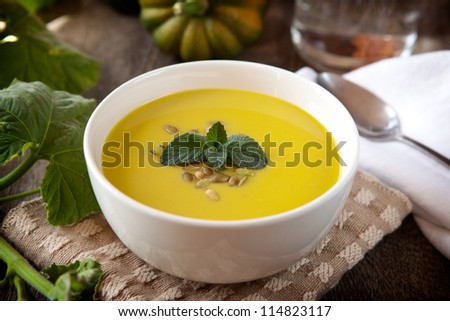 Acorn squash soup