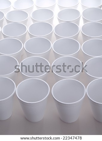 polystyrene foam cup