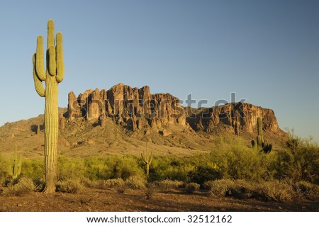 arizona mountains sunset