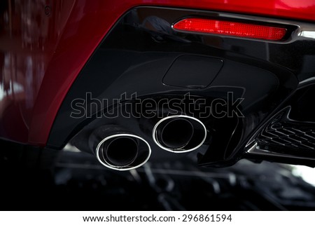 Automobile exhaust pipe