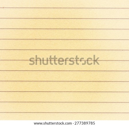 Old stained ruled note paper background