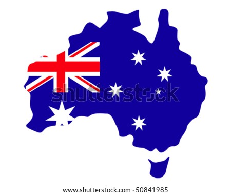 map of australia outline. australia outline arrow