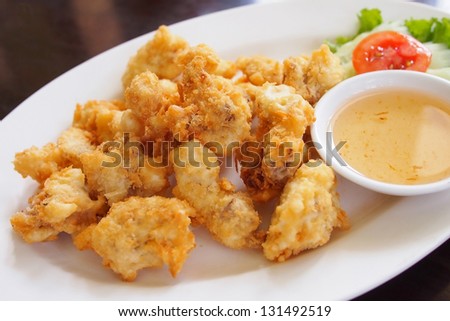 fried calamari, fried squid