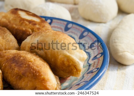 Fried pies and raw