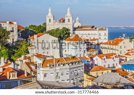 Lisbon, Portugal.  Saint Vicente de Fora Monastery