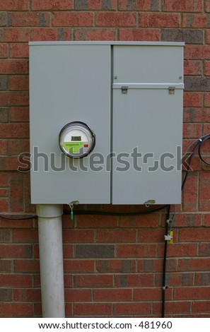 Residential Power Box with Meter