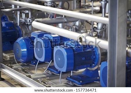 Industrial equipment, compressor pump