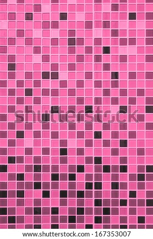 Modern pink tile wall background