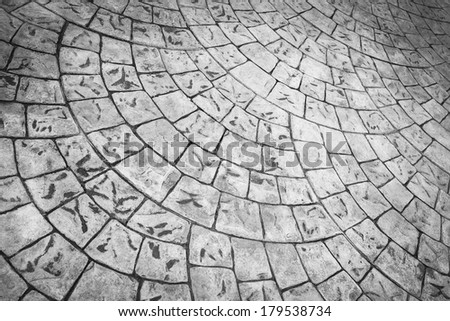 Texture of stone path background