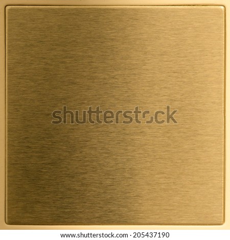 brushed metal gold plate background