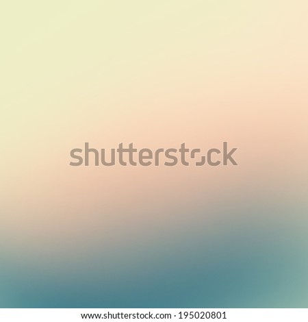 Gradient, Smooth Pastel Abstract Colors. Pink, turquoise, yellow in vintage interpretation