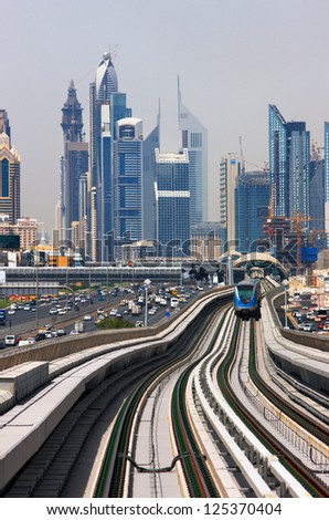 DUBAI, UAE - MAY 9 - The construction cost of the Dubai Metro project has shot up by about 80 per cent from the original US$ 4.2 billion to US$ 7.6 billion. Picture taken on May 9, 2010.