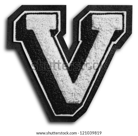Photograph of School Sports Letter - Black and White V