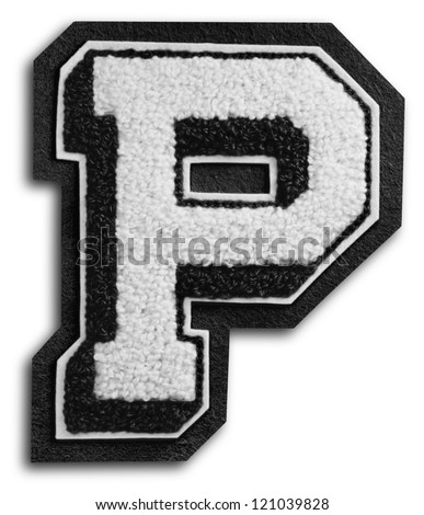 Photograph of School Sports Letter - Black and White P