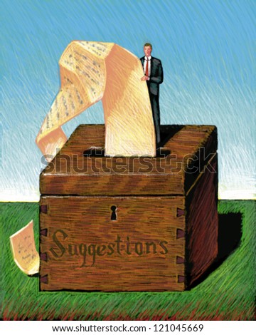 illustration of Suggestion Box