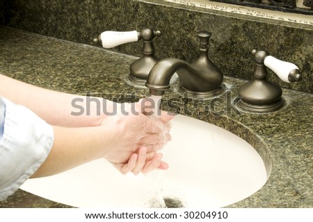 avoid germs by always cleaning your hands