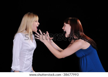 stock-photo-a-screaming-mad-woman-reaching-out-to-grab-another-woman-38677993.jpg
