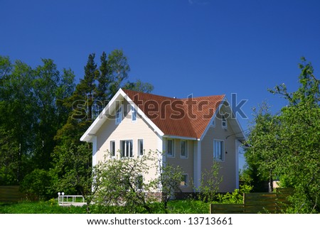 village wooden house