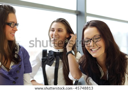 very funny laughing girlfriends