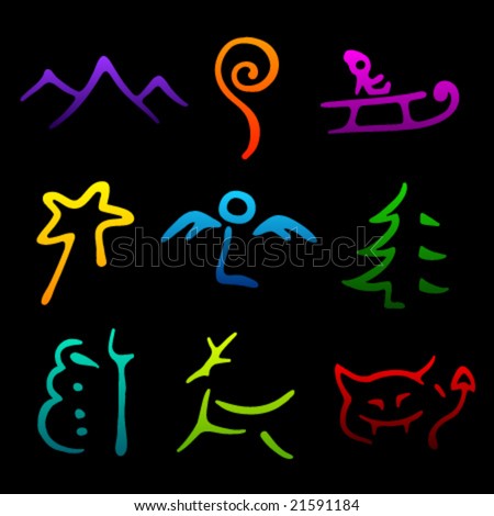 Vector Christmas Symbols - 21591184 : Shutterstock