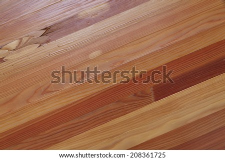 Beautiful obliquely running wood background, wood color.