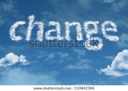 Amazing Change text on clouds