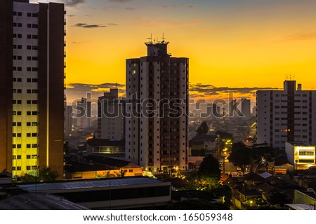 Sunset in Sao Paulo, Brazil - Latin America
