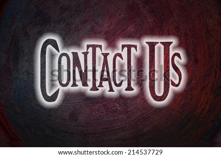 Contact Us Concept text on background