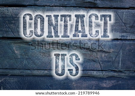 Contact Us Concept text on background