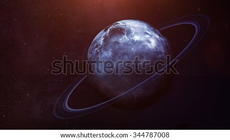 Uranus - High resolution best quality solar system planet.This image elements furnished by NASA.