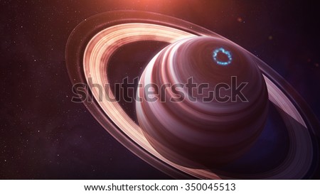 Saturn - High resolution best quality solar system planet. All the planets available. This image elements furnished by NASA.