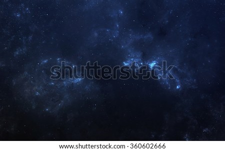 Infinite space background with nebula and stars. This image elements furnished by NASA.