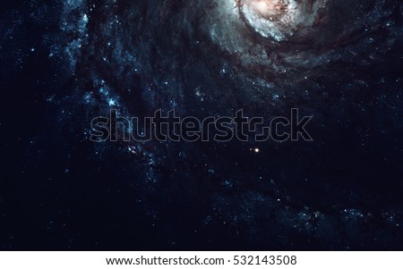 Deep space art. Nebulas, planets, galaxies and stars in beautiful composition. Awesome for wallpaper and print. Elements of this image furnished by NASA