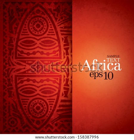 African background design template for cover design magazine cover banner card design flyer design African background design template for cover design magazine cover banner card design flyer design