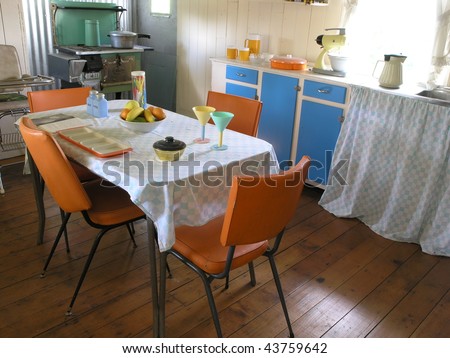 Kitchen and dining from a 1960's Australian house