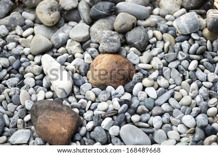 small round rock background