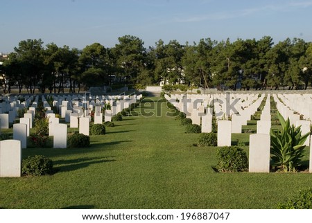 Mikra WWI military cemetery, Thessaloniki, Greece