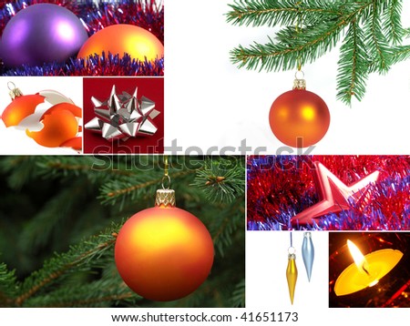It is possible to use the background. Christmas composition.