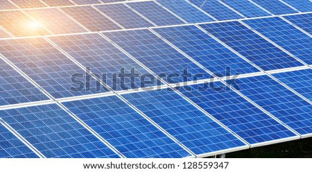 solar park sun blue energy