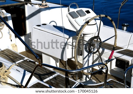 yatch - boat wheel